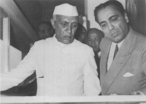 Bhabha and Nehru together